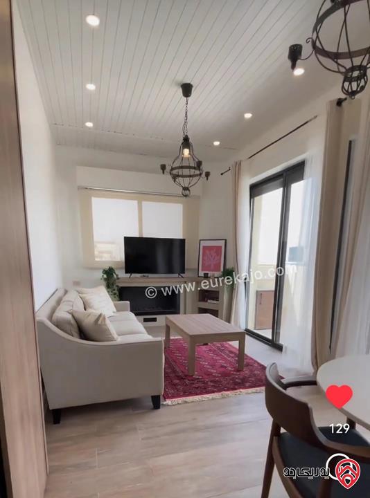 رووف فاخر مفروش مساحة 100م للايجار في عمان - ام السماق 