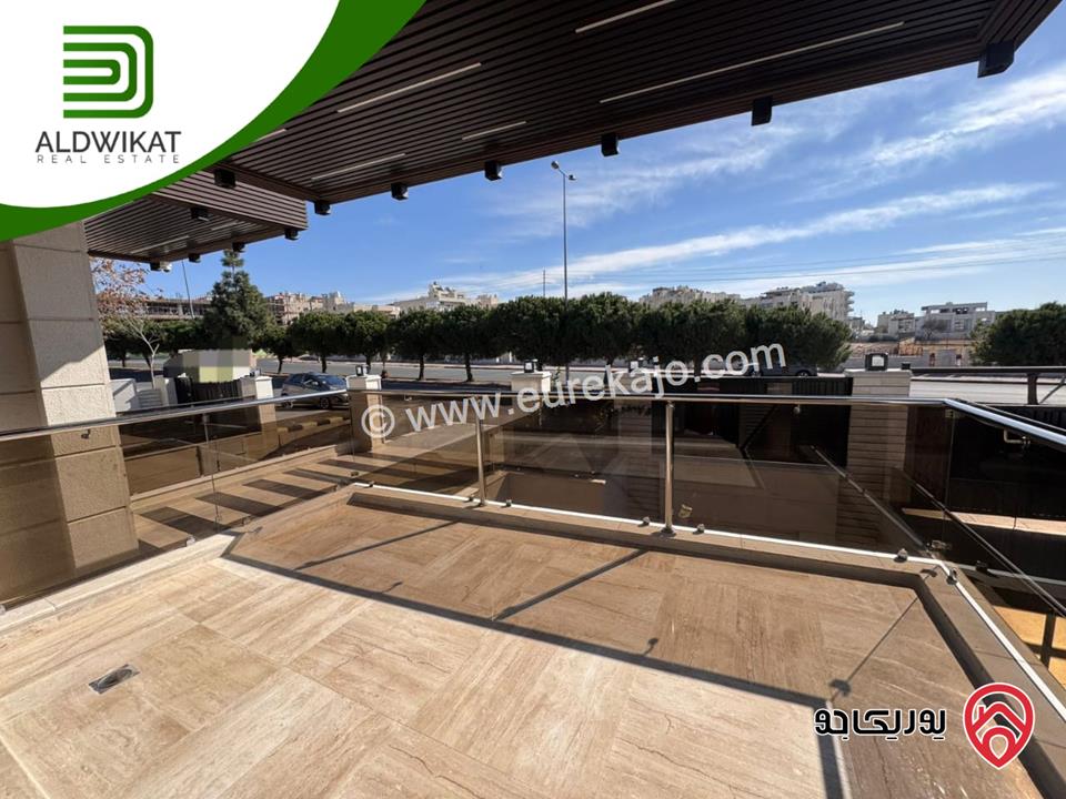 شقة ارضية معلقة للبيع في عمان - خلدا العوجانية المساحة 220م ترس 15م موقع مميز