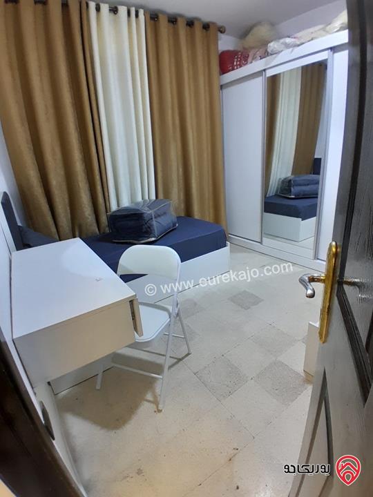 شقة مفروشة طابق ثاني مساحة 85م للايجار في عمان - الرابية 