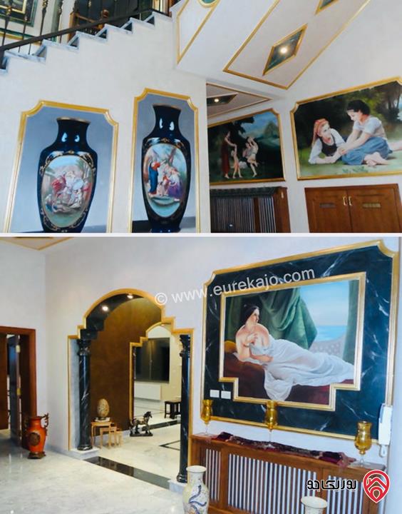 قصر عدد 2 على أرض 4 دونم و 800م للبيع في عمان - طريق المطار الظهير تصلح لرجال الأعمال والشخصيات الكبرى 