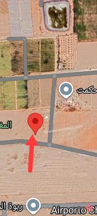 أرض مساحة 4 دونم للبيع في عمان - الجيزة طريق المطار – السكة الشمالي