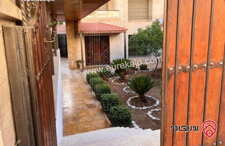 شقة فاخرة مساحة 300م شبه أرضي للبيع في عمان - ام السماق