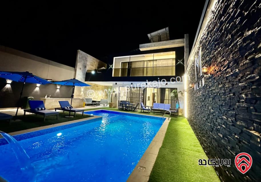 مزرعة وشاليه Milan Chalet للايجار اليومي في البحر الميت - جوفة الكفرين 