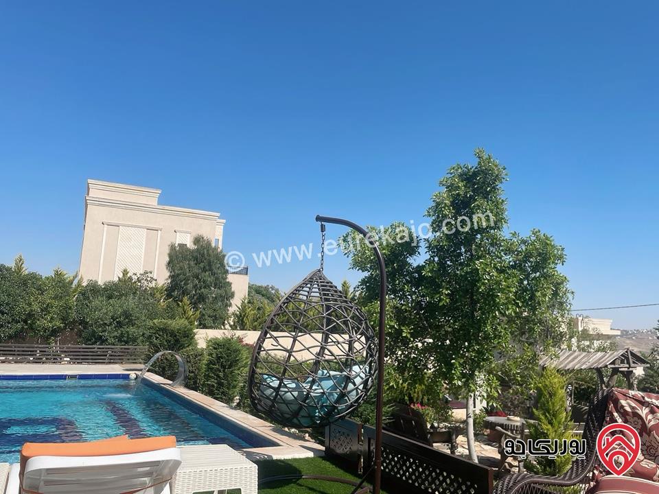 مزرعة مساحة الأرض 1200م والبناء 140م للبيع في جرش