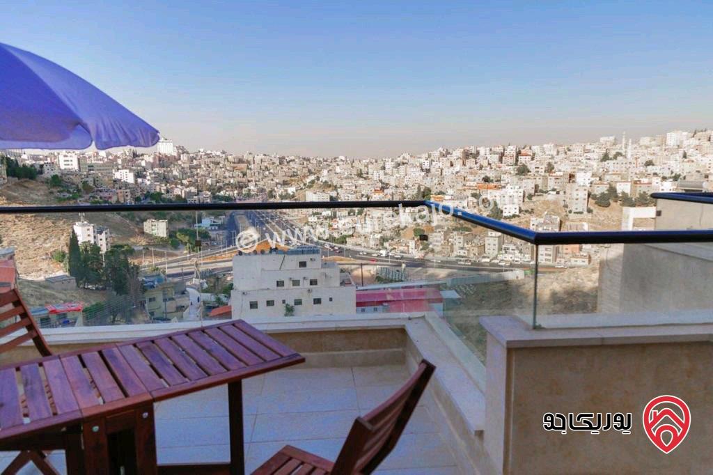 روف مفروش مساحة 100م للايجار في عمان - عبدون 