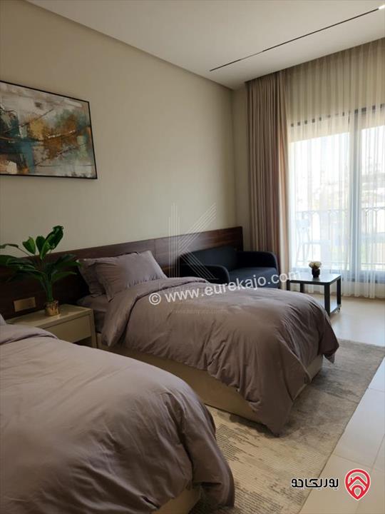 شقة فاخرة مفروشة مساحة 120م للايجار في عمان - البنيات الأمعري بوليفارد