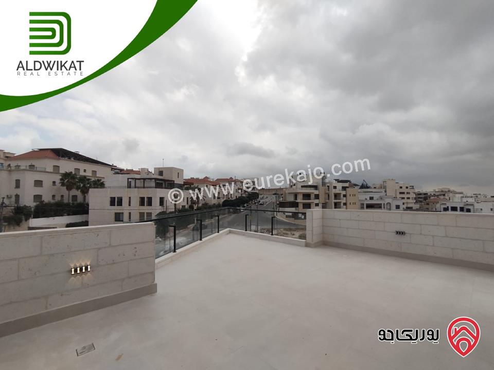 روف للبيع في عمان - دابوق مساحة البناء 190م ومساحة الترس 190م