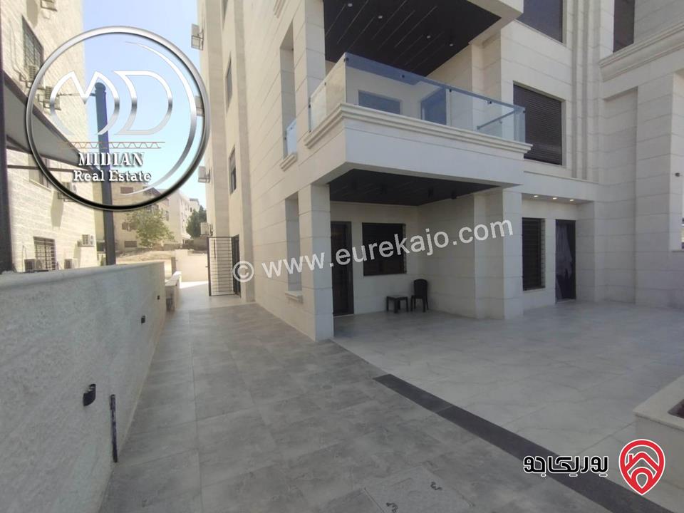 شقق ارضية جديدة للبيع في عمان - ضاحية النخيل مساحات 190 & 200م مع تراسات وحدائق تشطيبات و ديكورات سوبر ديلوكس