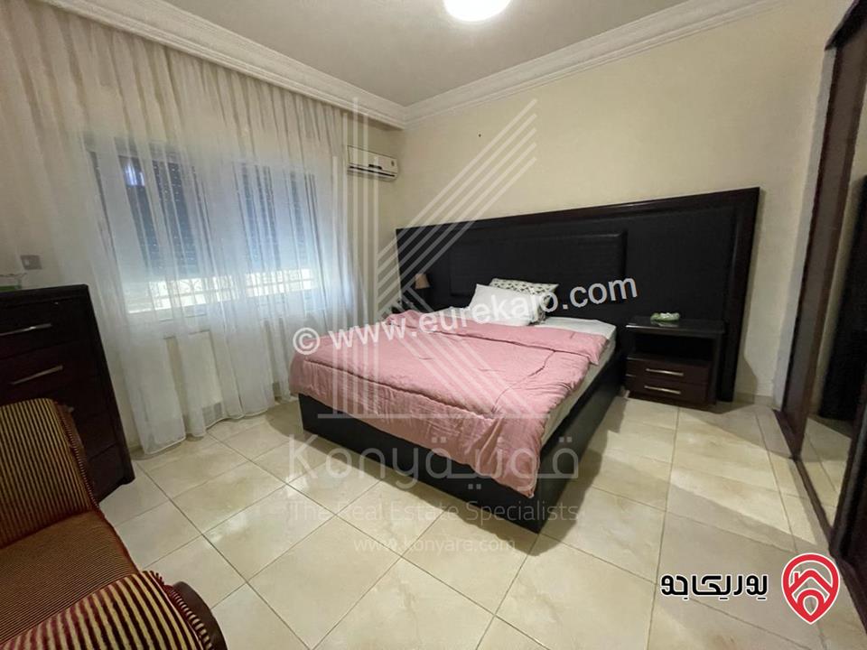 شقة مفروشة طابق ارضي مساحة 238م للايجار في عمان - حي الصحابة