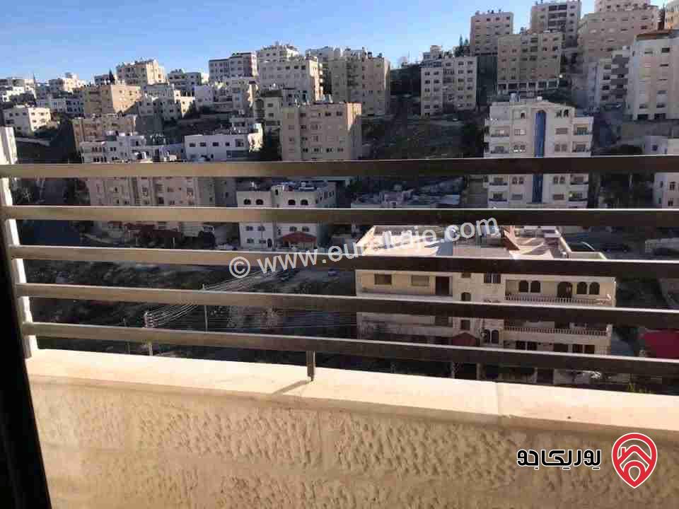 شقة للبيع لقطة ومميزة مساحة 150م شبه أرضية مطلة في عمان - اجمل مناطق ضاحية الرشيد