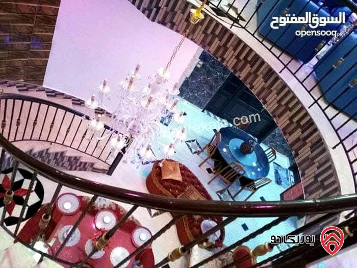 بيتين تشطيب كامل على مساحة أرض 2 دونم للبيع في المفرق - منطقة الدجنية