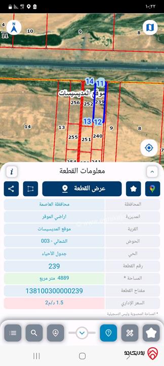 قطع أراضي مميزة بمساحات مختلفة للبيع عمان الجديدة الموقر