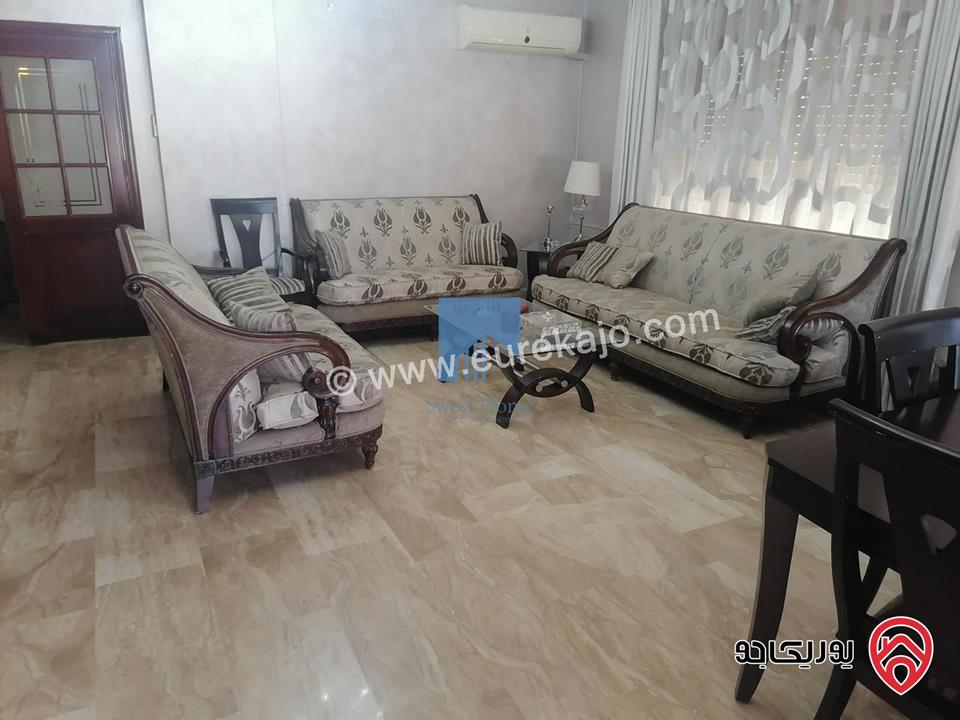 شقة أرضية فاخرة للبيع في عمان - خلدا مساحة 182م مع ترس 30م تشطيب سوبر ديلوكس