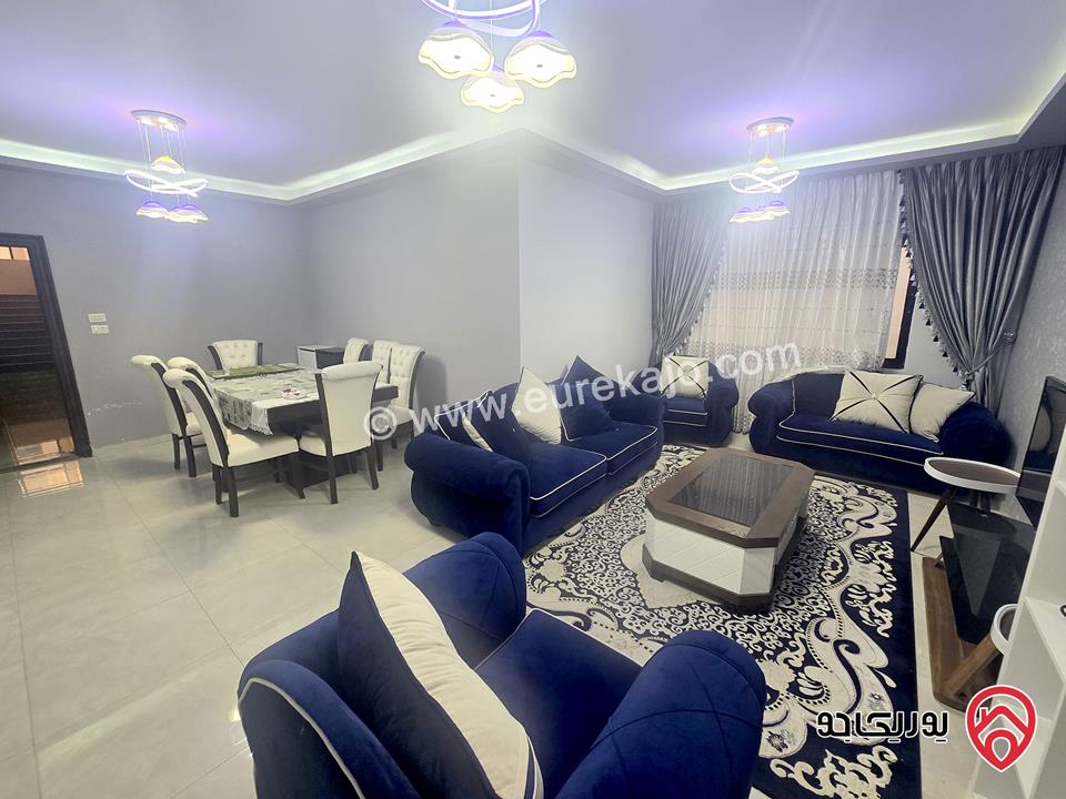 شقة طابق اول مساحة 130م مفروشة للإيجار في عمان - الرابية