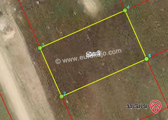 ارض مساحة 924م للبيع في اربد - من اراضي الصريح ضمن حوض المسرب الجنوبي 