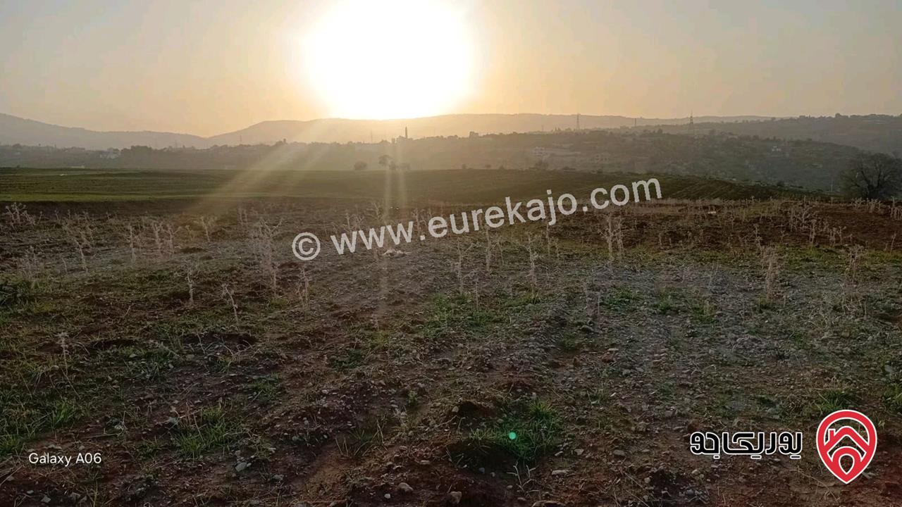 قطعة أرض تنظيم زراعي مساحة 4 دونم و 200م للبيع في السلط - العزب