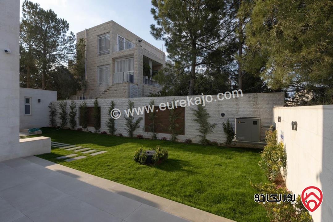 فيلا مساحة 750م على أرض 500م للبيع في عمان - ام تينه دابوق بالقرب من المواصفات و المقاييس و كوخ دابوق