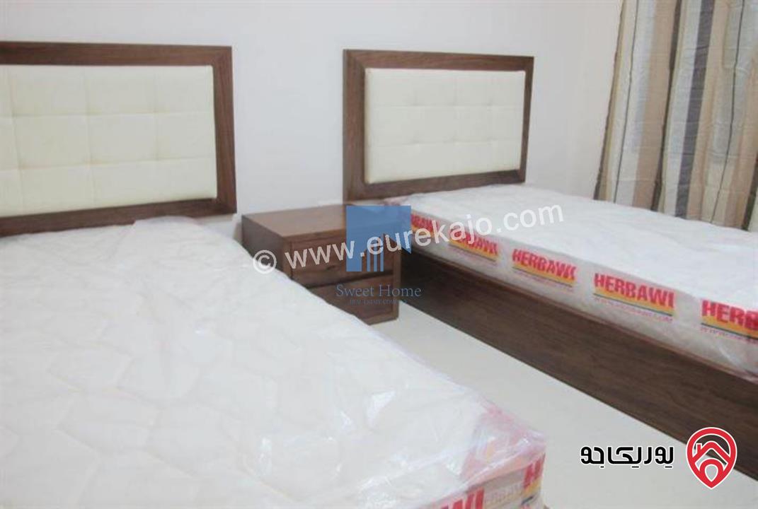 شقة أرضية مفروشة فاخرة للبيع في جبل عمان - مقابل رئاسة الوزراء وقرب فندق عمان ويست 100م مع ترسات 110م بسعر مغري