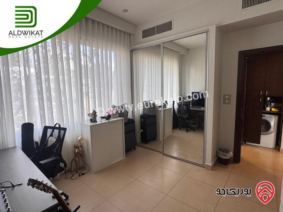 شقة طابق ثاني ضمن كومباوند مفروشة للايجار في عمان - عبدون المساحة 110م موقع اطلالة مميز