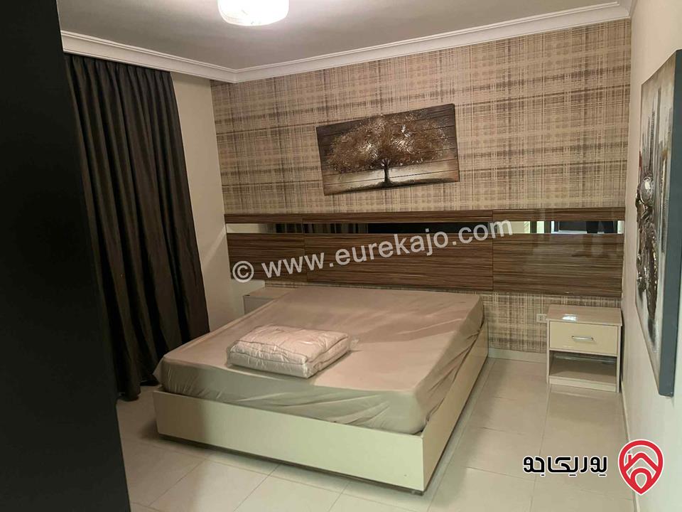 شقة ارضية سوبرديلوكس مساحة 130م مفروشة للايجار في عمان- عبدون 