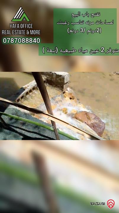 شاليه مميز مساحة الأرض 4 دونمات مشجرة بالكامل مع بناء 100م للبيع في عمان - البحاث