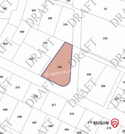 أرض مساحة 1100م للبيع في عمان - ام الدنانير