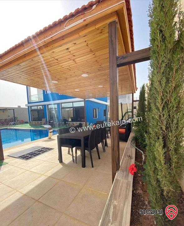 مزرعة مساحة الأرض 513م والبناء 154م للبيع في البحر الميت منطقة الغور شميساني 