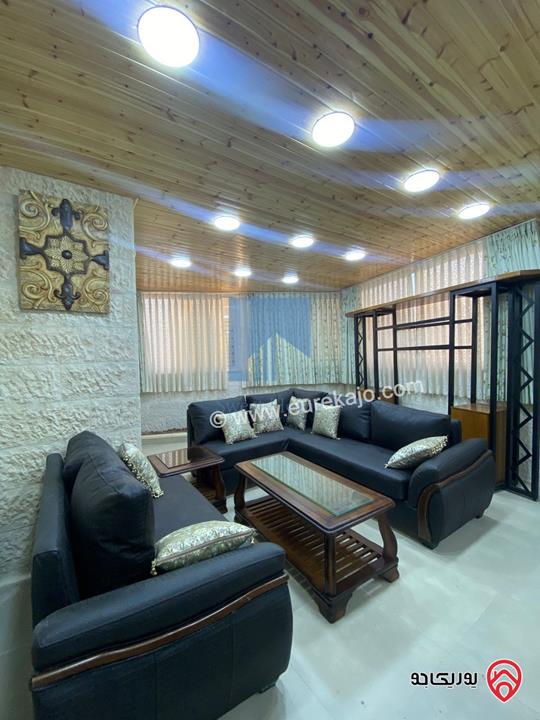 شقة أرضية مفروشة مساحة 100م مع ترس 50م للبيع في عمان - عبدون الشمالي