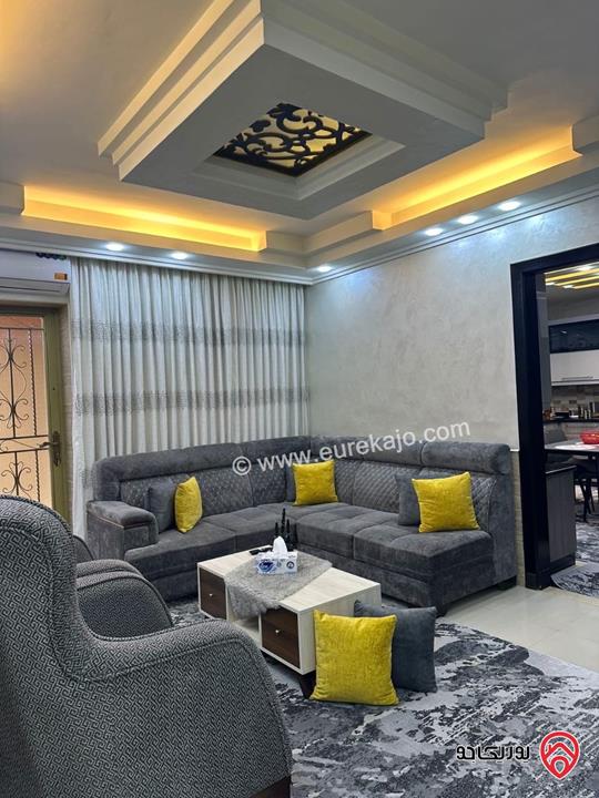 شقة شبه ارضي مساحة 120م داخلي وخارجي 80م للبيع في عمان - شفا بدران