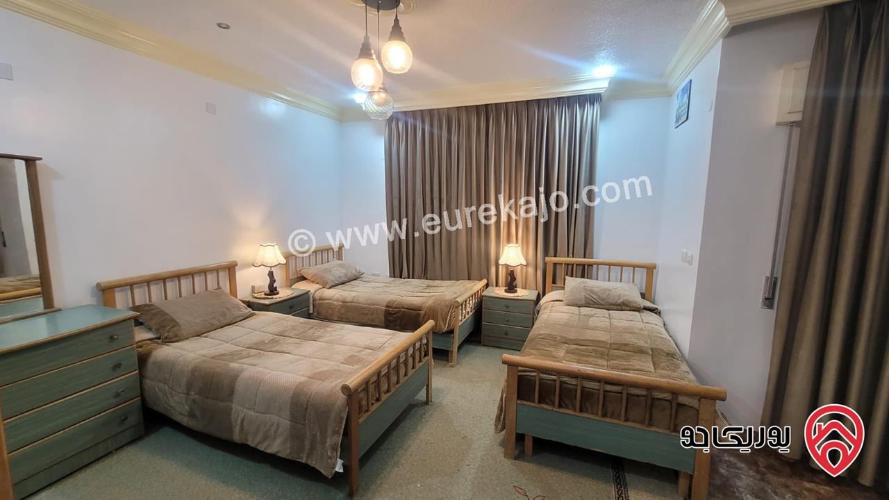 شقة ديلوكس مفروشة مساحة 180م 4 غرف نوم للايجار في إشتفينا - عجلون