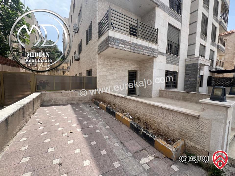 شقة ارضية جديدة مساحة 150م مع ترس 50م  للبيع في عمان - ضاحية الرشيد بسعر مميز جداً
