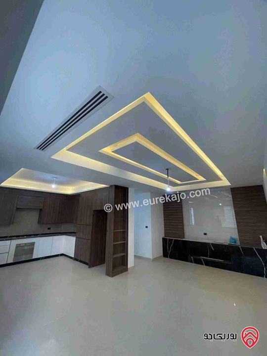 شقة شبه ارضية مساحة 230م للإيجار سوبر ديلوكس في عمان - حي الصحابة 