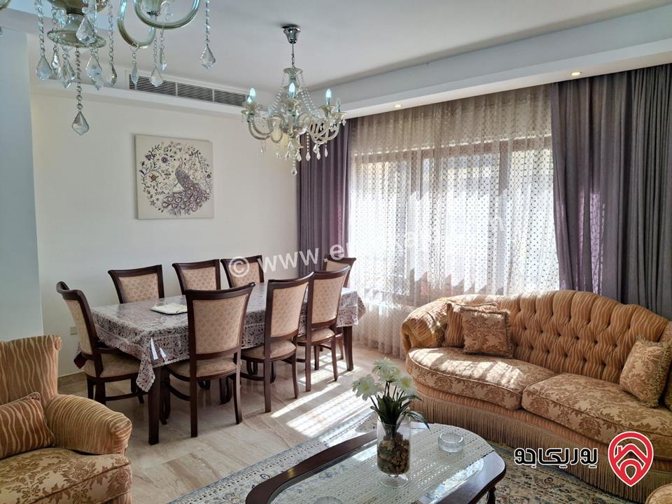 شقة مفروشة طابق ثاني مساحة 150م للبيع في عمان - عبدون الشمالي