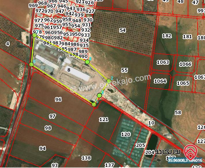  قطعة ارض مساحة 32 دونم للبيع في عمان - اللبن من المالك مباشرة