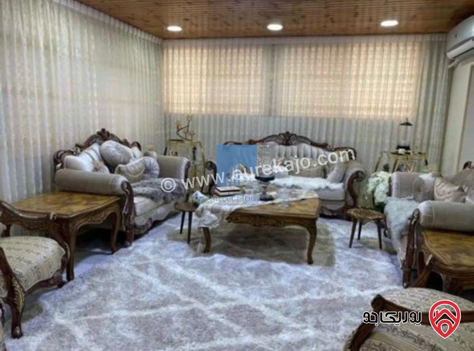 شقة أرضية مميزة للبيع في عمان - خلدا 190م مع ترس 70م تشطيب سوبر ديلوكس