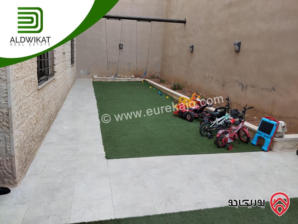 شقة طابق ارضي مساحة البناء 195م ومساحة الحديقة 300م للبيع في عمان - مرج الحمام