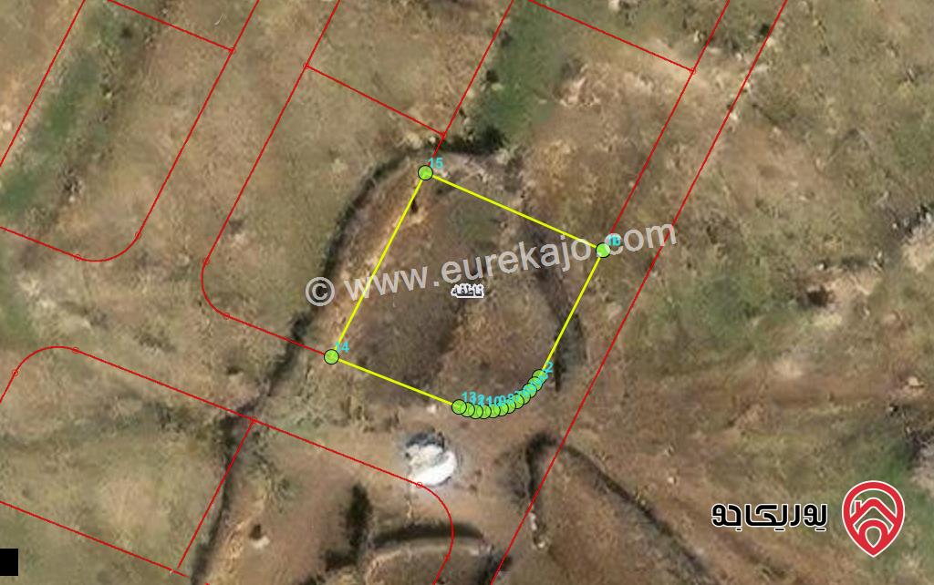 قطعة ارض مساحة 736م للبيع في اربد - ناطفة بالقرب من اسكان المهندسين  