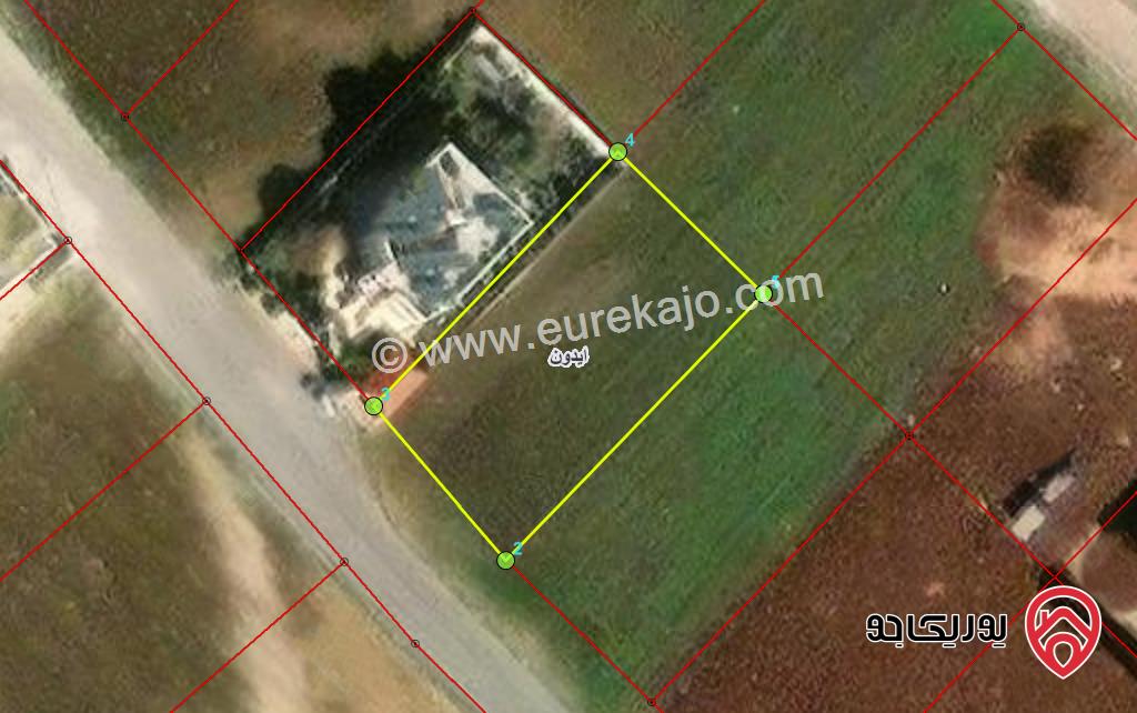 قطعة ارض مساحة 941م للبيع في اربد - شمال شارع البتراء وشرق حدائق الملك عبدالله 