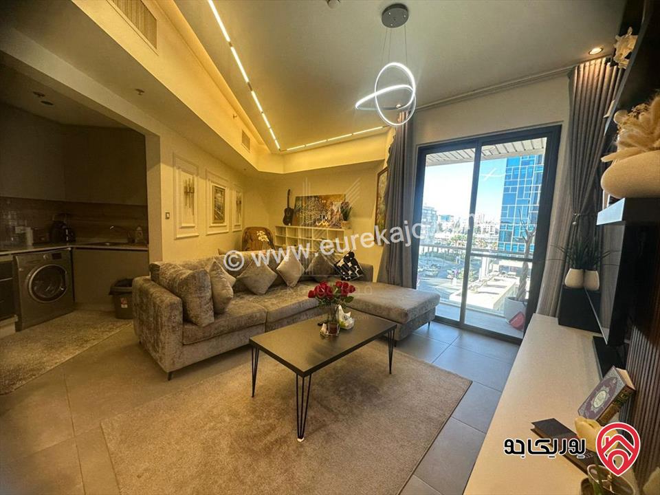 شقة مفروشة طابق ثاني مساحة 72م للبيع في عمان - العبدلي  برج داماك