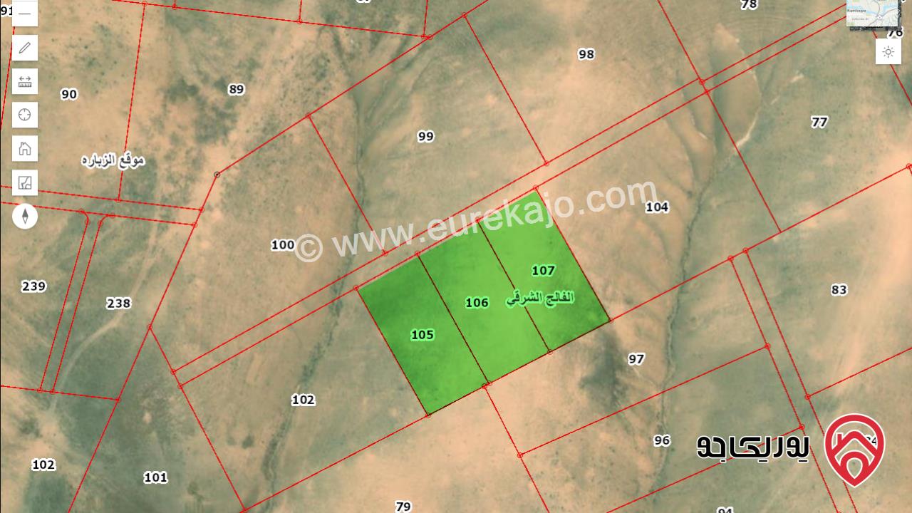 رابط الفيديو - ارض مساحة 4099م للبيع في عمان - الجيزة الفالج الشرقي حوض الزعق من اراضي جنوب عمان خلف المطار و بالقرب من المدينة الجديدة