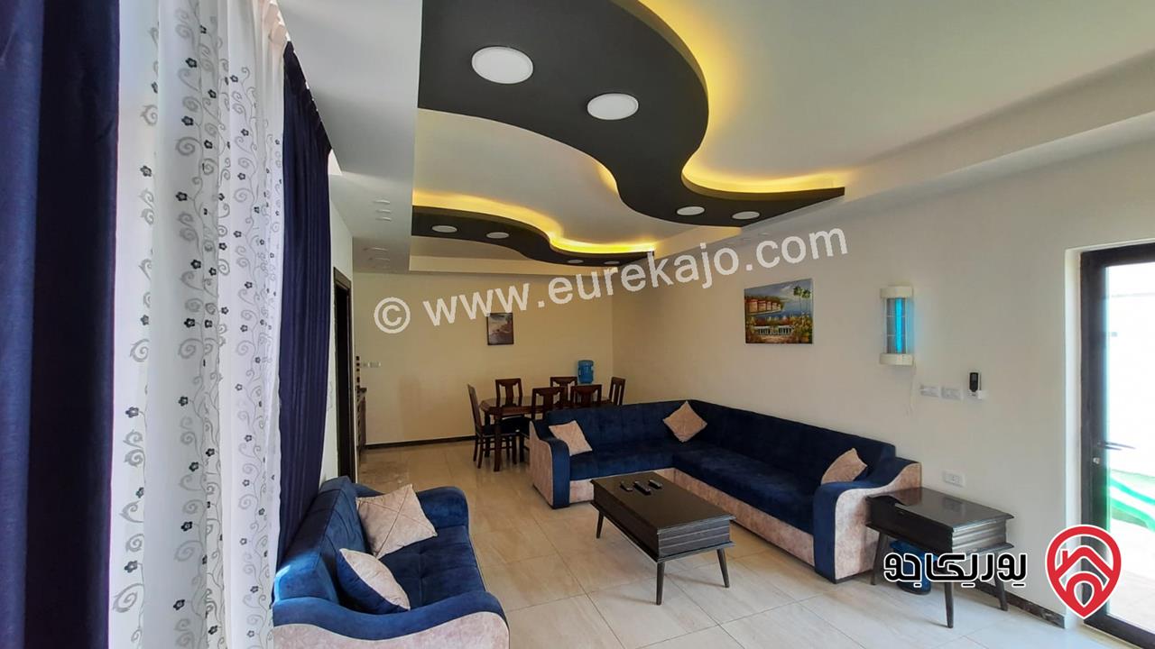 شاليه مساحة الأرض 527م والبناء 122م للبيع في البحر الميت منطقة الجوفة