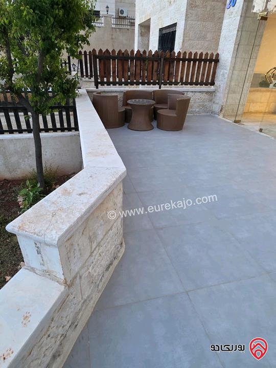 شقة أرضية مساحة 100م للإيجار مفروشة في عمان - أم السماق