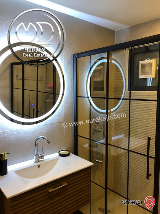 شقق مفروشة للايجار في عمان - ام السماق مساحات 100م & 140م تشطيبات وديكورات فندقية فرش فاخر بأسعار مميزة