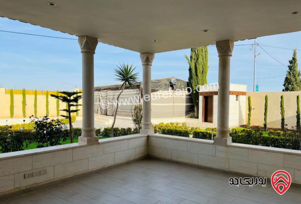 مزرعة مساحة الأرض 4000م والبناء 160م للبيع في عمان - حوارة	