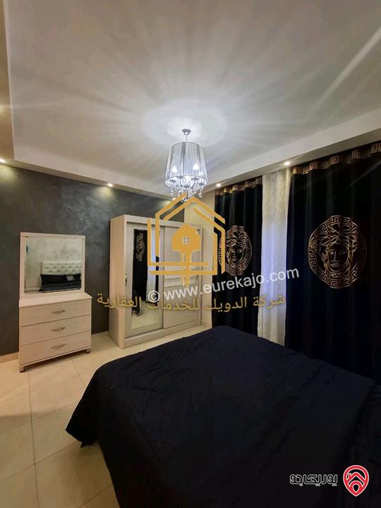 شقة مفروشة طابق شبه ارضي مساحة 90م للإيجار في عمان - دير غبار 