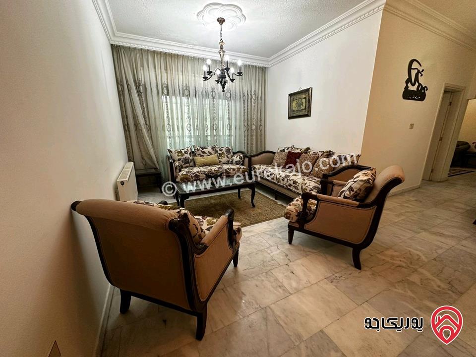 شقة فاخرة مفروشة طابق ثالث مساحة 160م للبيع في عمان - ديرغبار قرب مدارس فيلادلفيا
