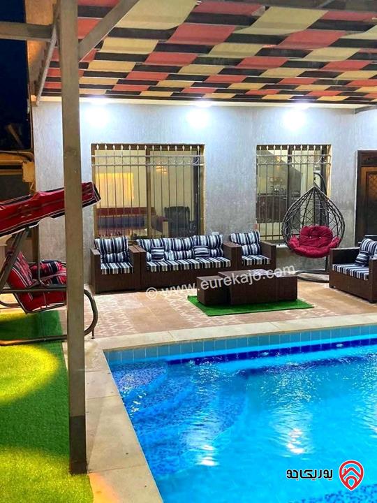 مزرعة مساحة الأرض 289م والبناء 120م للبيع في البحر الميت جوفة الكفرين