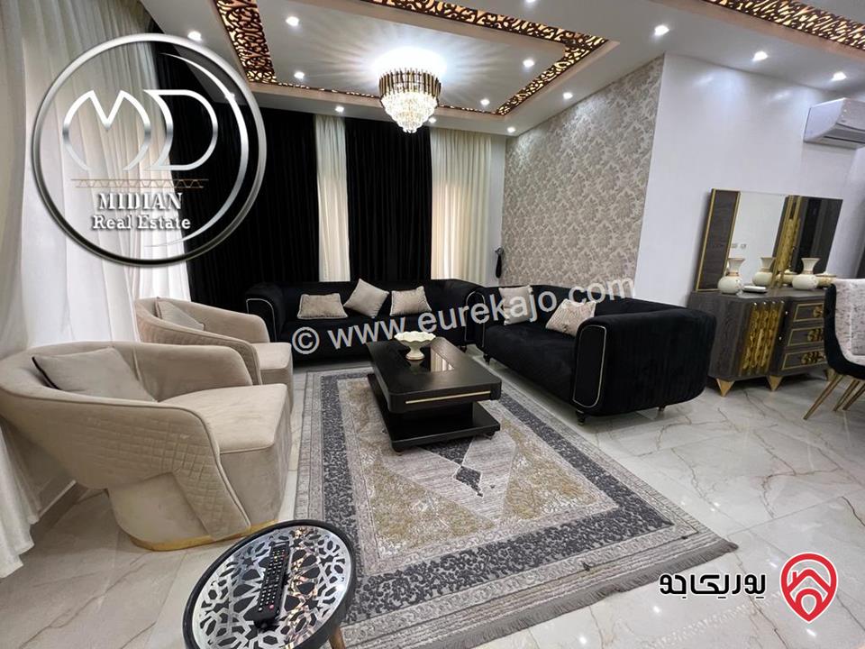 شقة مفروشة للايجار في عمان - الشميساني مساحة 200م طابق اول تشطيبات و ديكورات فندقية فاخرة اطلالة جميلة