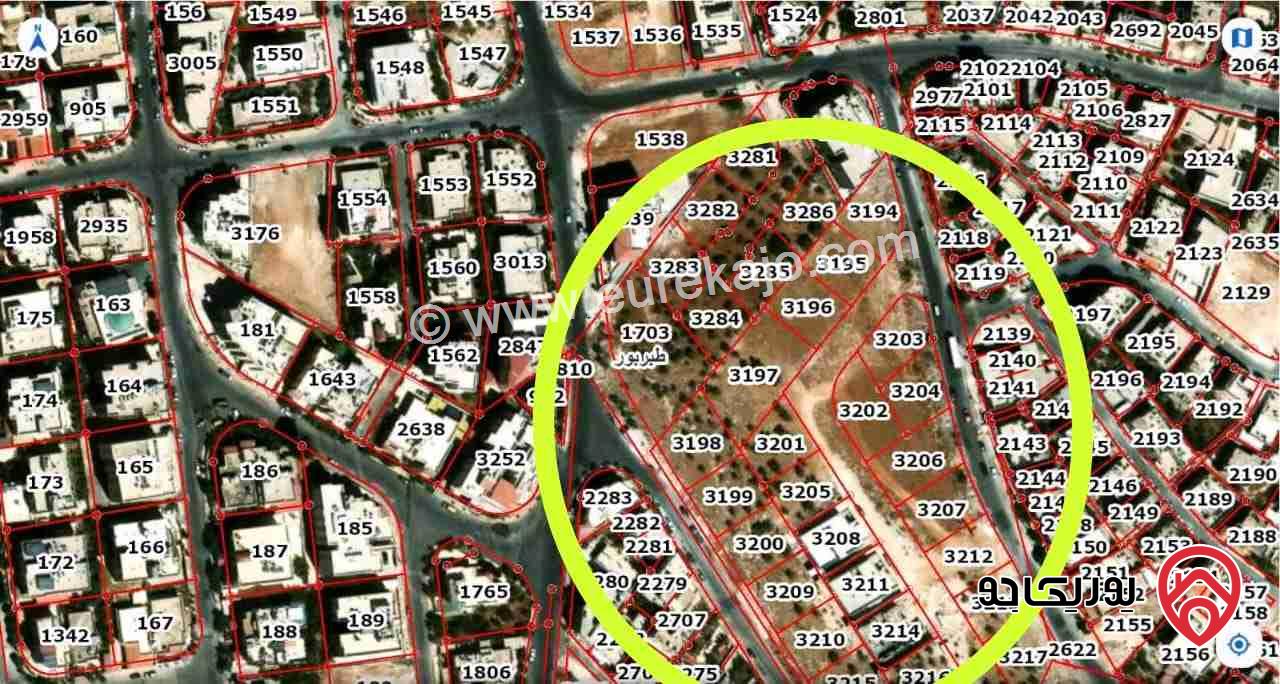 ارض مساحة 527م للبيع في عمان - طبربور