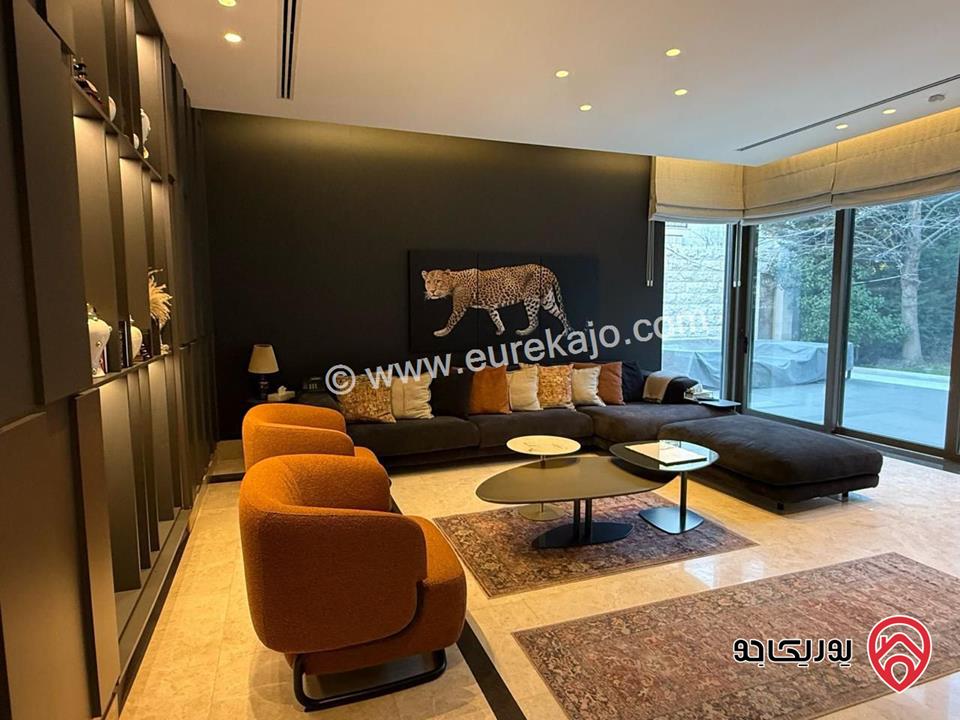 فيلا فاخرة مساحة 560م على ارض 500م للايجار في عمان - دابوق من المالك مباشرة